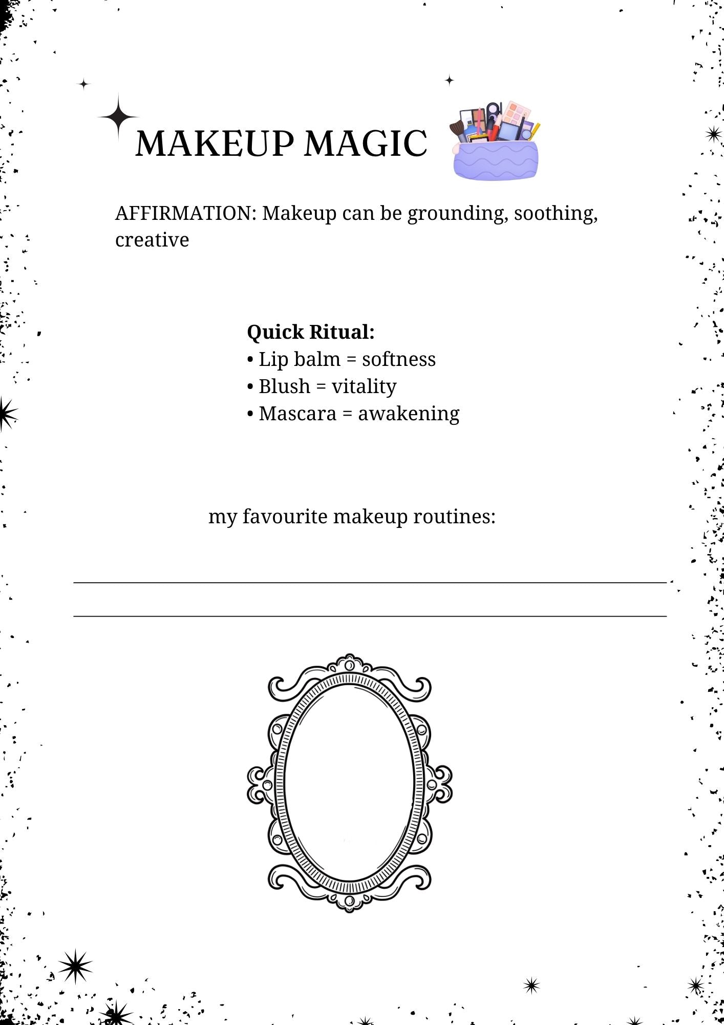 The Cozy Goblin Glow-Up Workbook- PDF|Digital File|Printable|