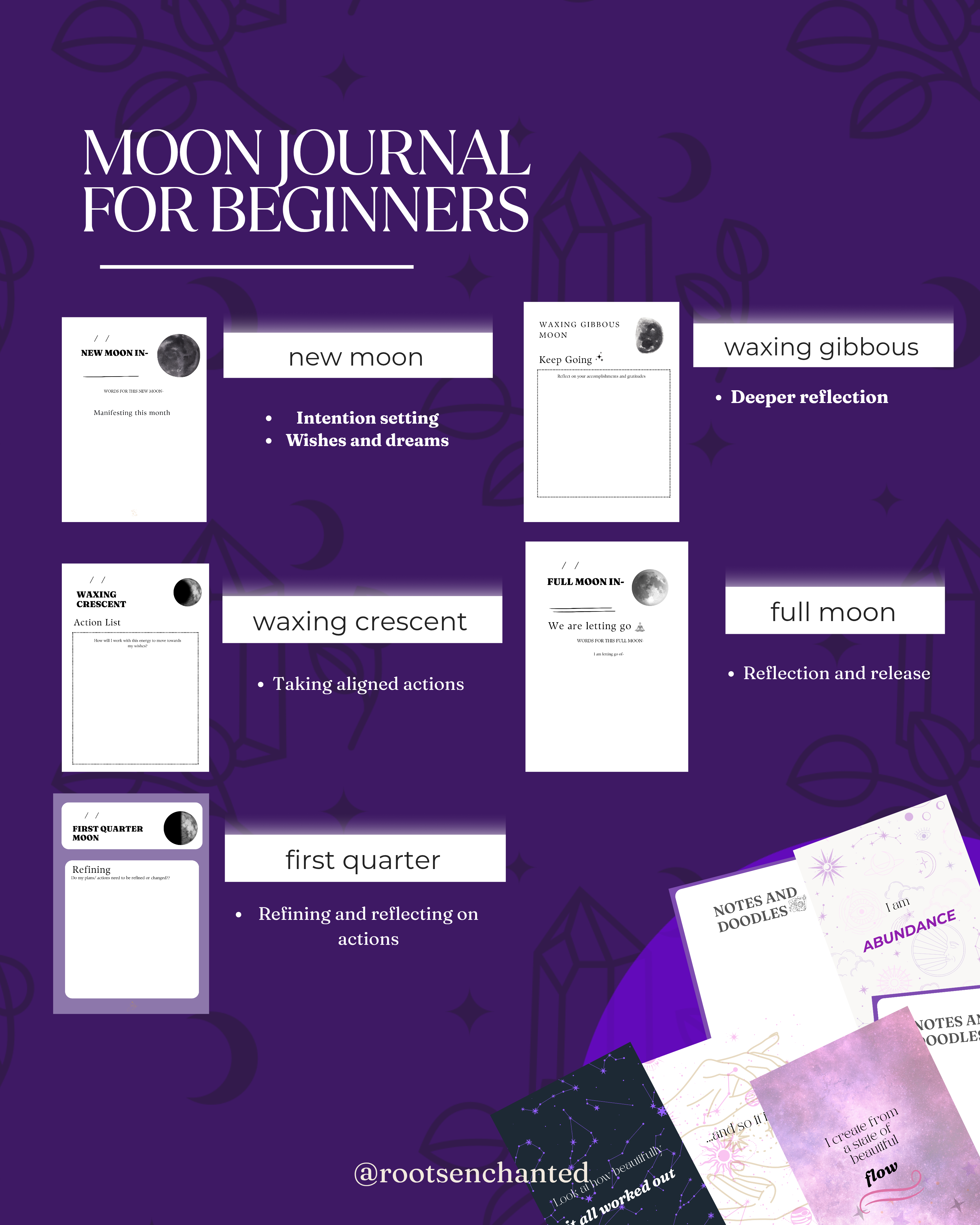 Beginners Moon Journal Digital and Print-Out