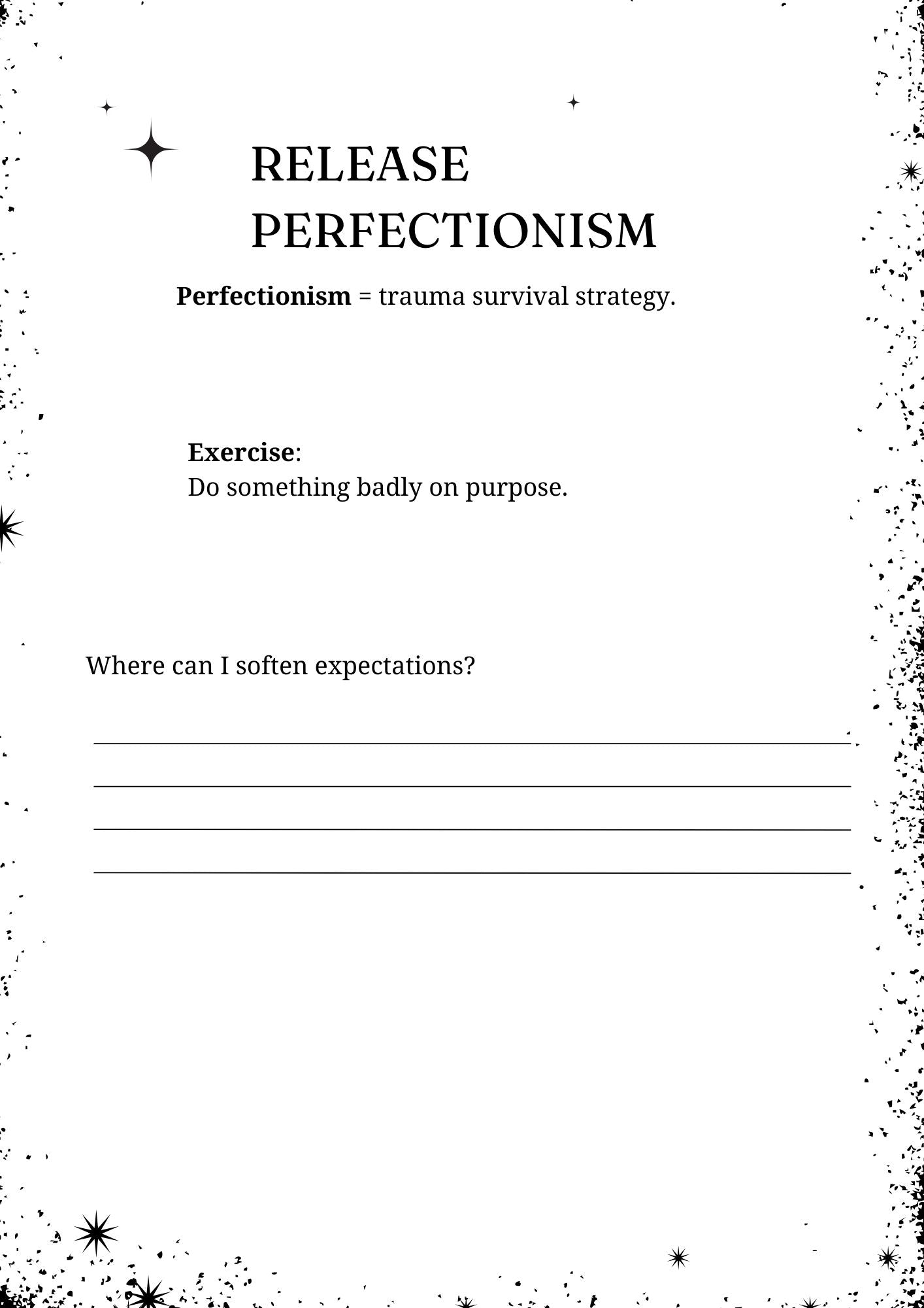 The Cozy Goblin Glow-Up Workbook- PDF|Digital File|Printable|