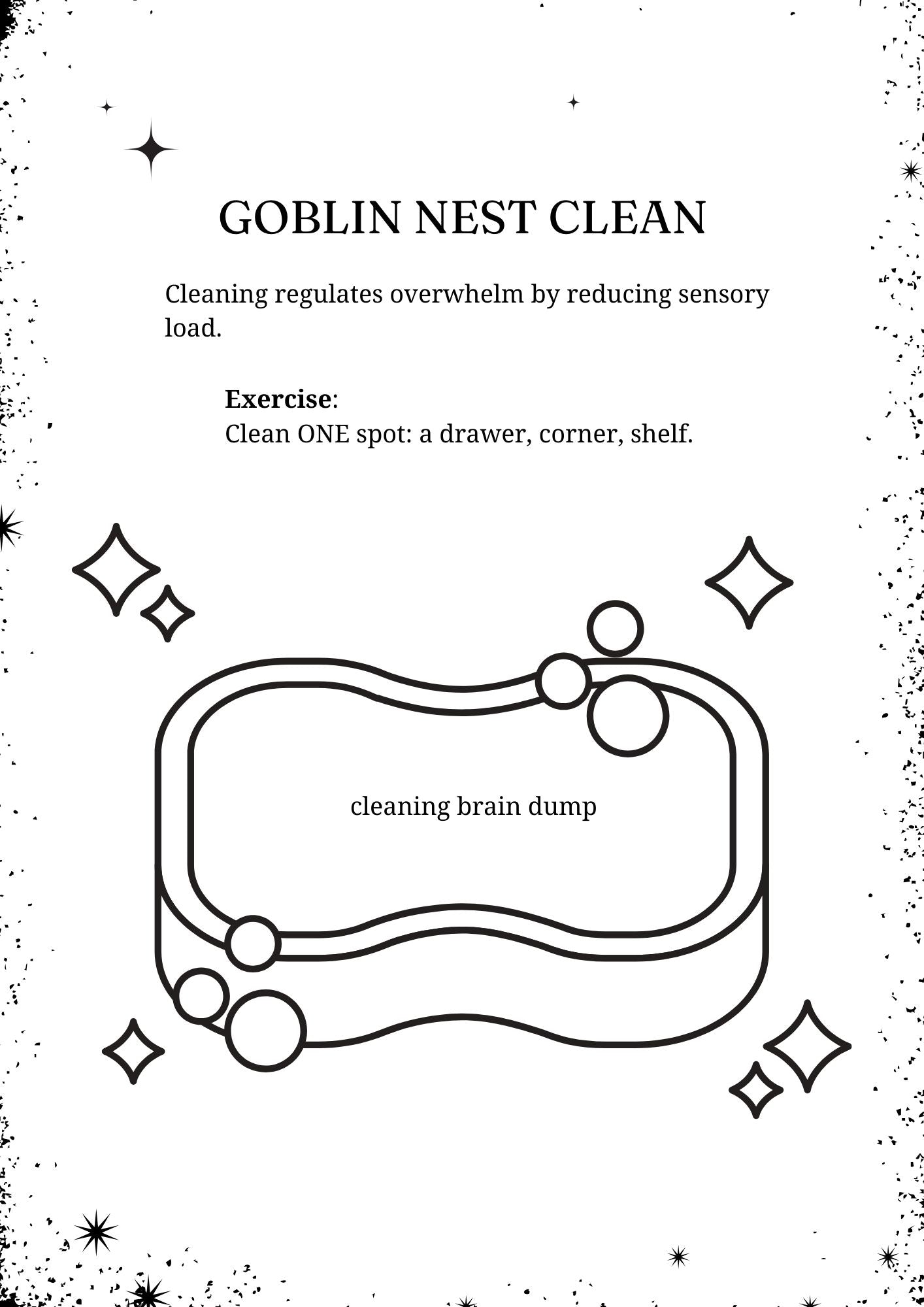 The Cozy Goblin Glow-Up Workbook- PDF|Digital File|Printable|